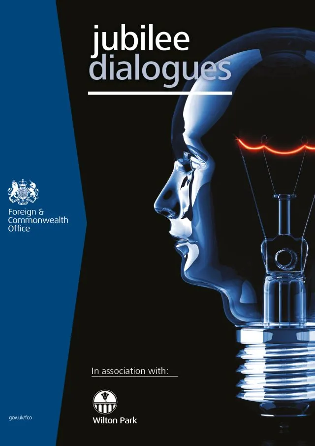 Jubilee Dialogue logo of a lightbulb with human features