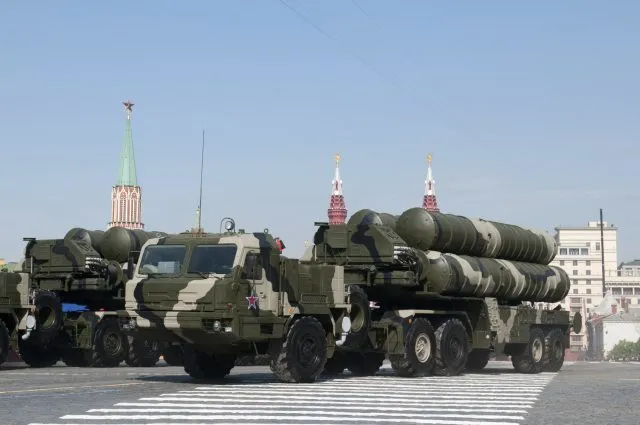 Loaded missiles on a truck