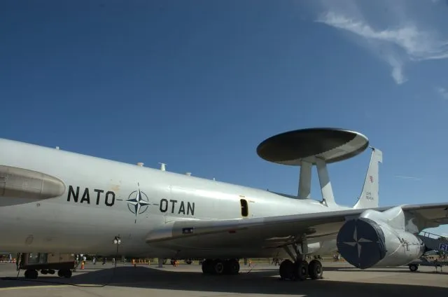NATO aircraft on the ground