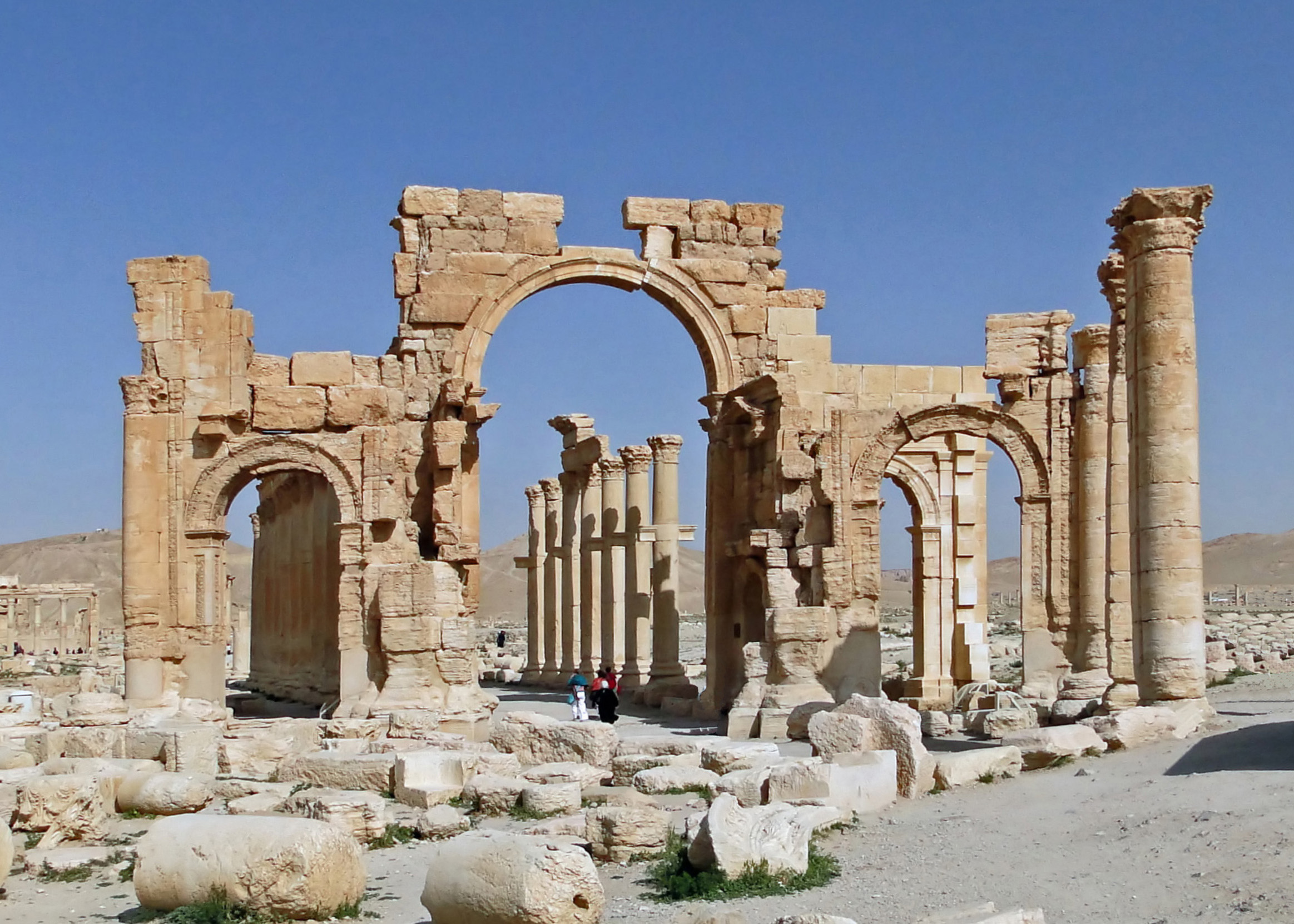 The-monumental-arch-of-Palmyra-Syria