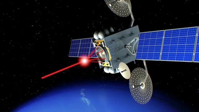 Satellite in space