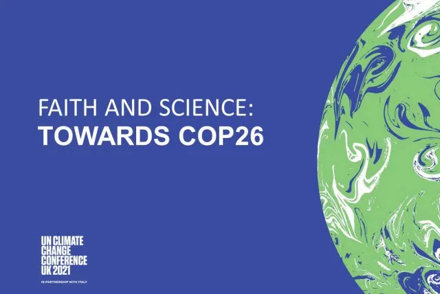 The logo of the UN Climate Change Conference (COP26)