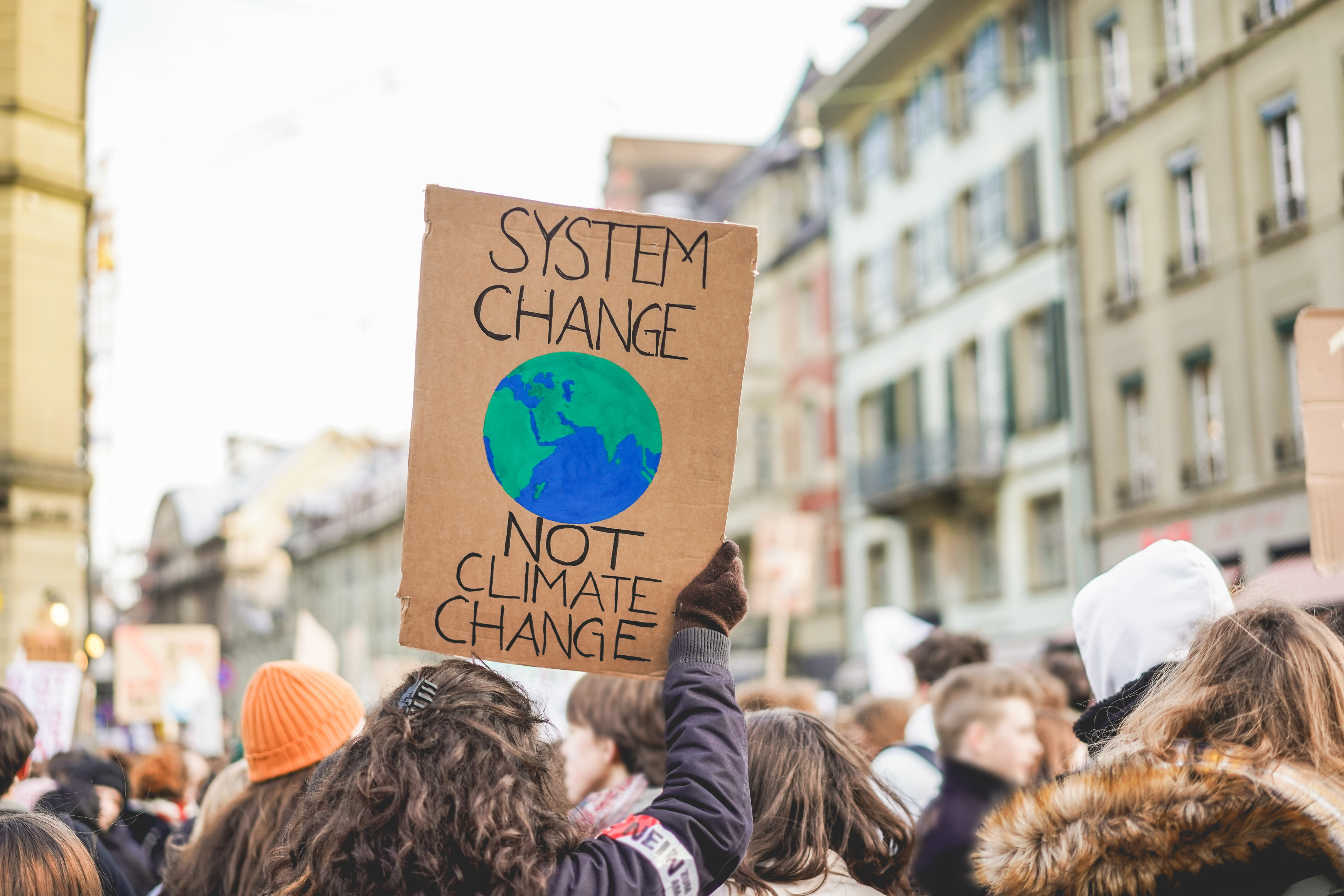 Demonstrators fight climate change