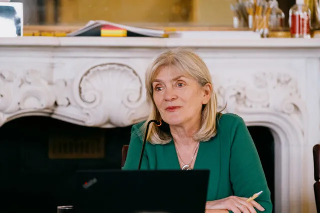 Alison Hilliard chairing event