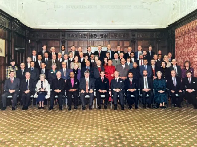 HRH King Charles WP visit 1996