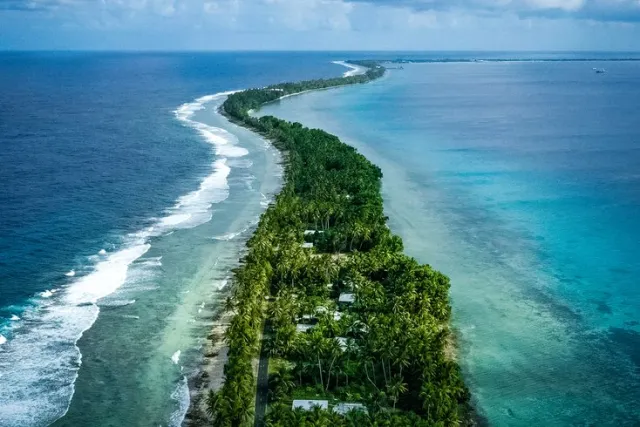 The sea around a small island developing state