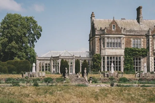 A view of Wiston House