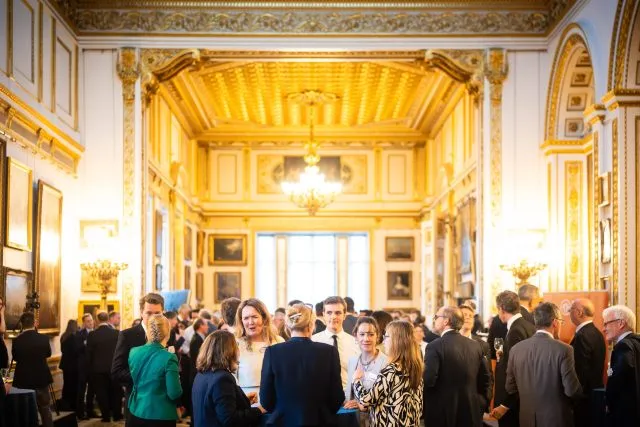 Guests gathered at Lancaster House