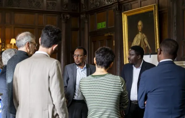 Participants in discussion during a breakout group.