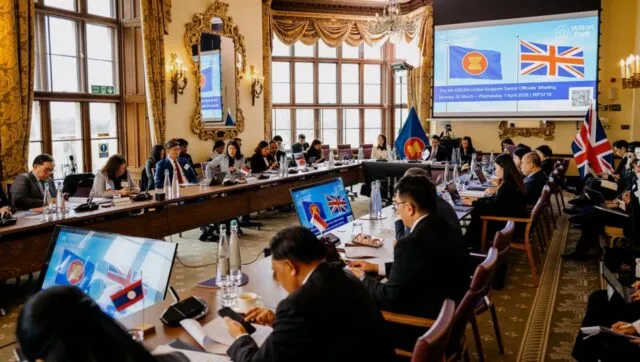 Guests at the UK-ASEAN senior officials dialogue